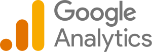 Google Analytics logo representing SEO performance tracking and measurement
