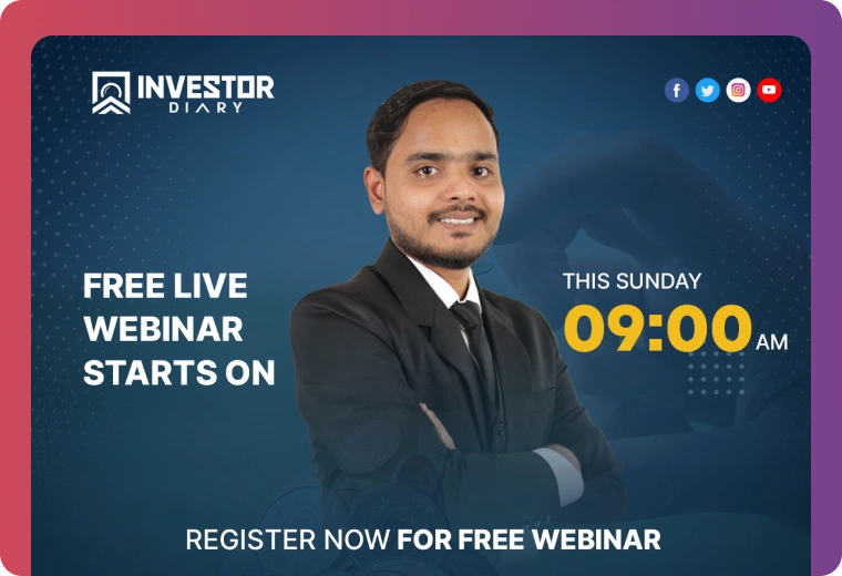 Facebook ad creative for an investment webinar
