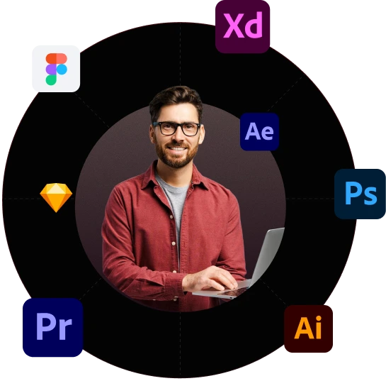 Graphic design services by PPCROY for custom branding, logo design, and business growth