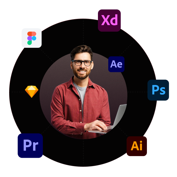 Graphic design services by PPCROY for custom branding, logo design, and business growth