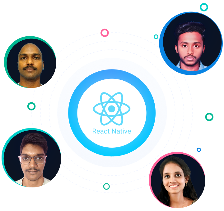 React Native developer working on cross-platform mobile app