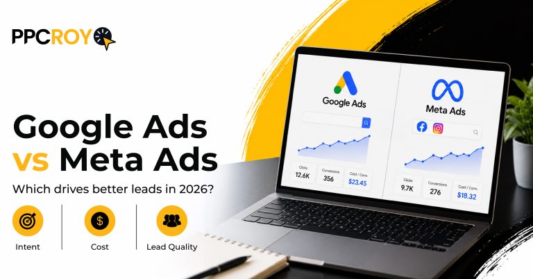 google ads vs meta ads through ppcroy
